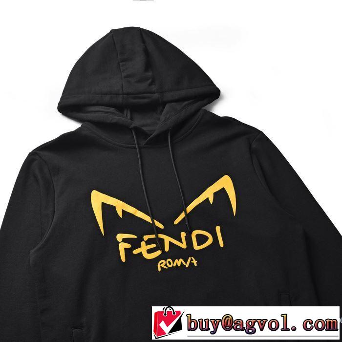 上品な涼やかさある印象に フェンディ FENDI 2色可選 大胆なデザイン  パーカー 2019春夏の大注目トレンド