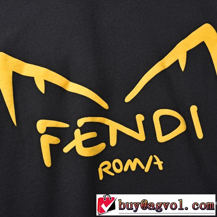 上品な涼やかさある印象に フェンディ FENDI 2色可選 大胆なデザイン  パーカー 2019春夏の大注目トレンド