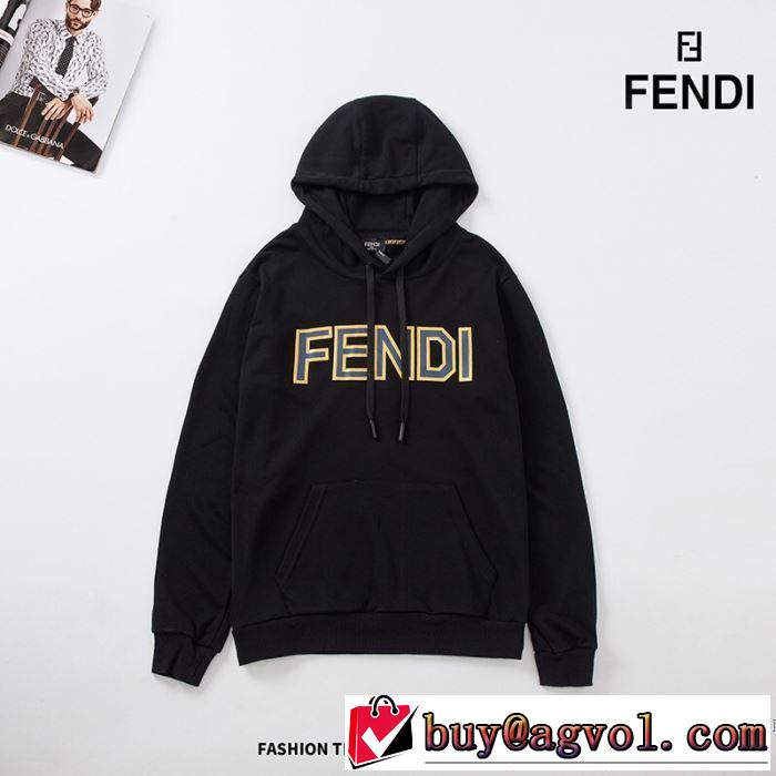 《2019年》今、注目のストリート 派手にはなりすぎず フェンディ FENDI パーカー  特に夏は人気アイテム 