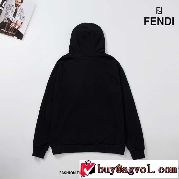 《2019年》今、注目のストリート 派手にはなりすぎず フェンディ FENDI パーカー  特に夏は人気アイテム