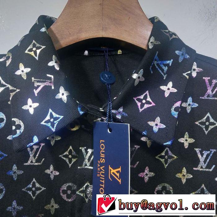きちんと感が抜群 ルイ ヴィトン LOUIS VUITTON 2019年の夏のマスト  2色可選   ボタンパーカー