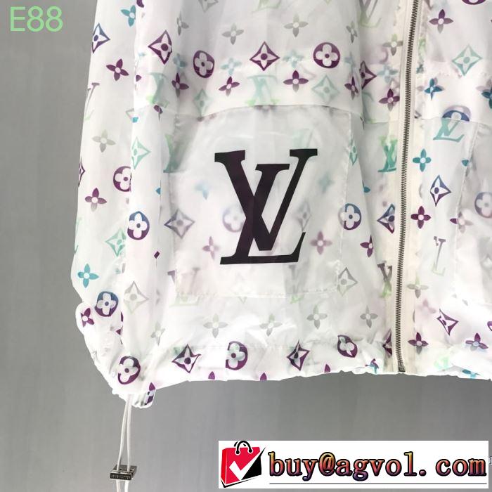 おしゃれ上級者に挑戦 ルイ ヴィトン LOUIS VUITTON フード付きコート 2019即旬な装いに 春夏らしい華やか