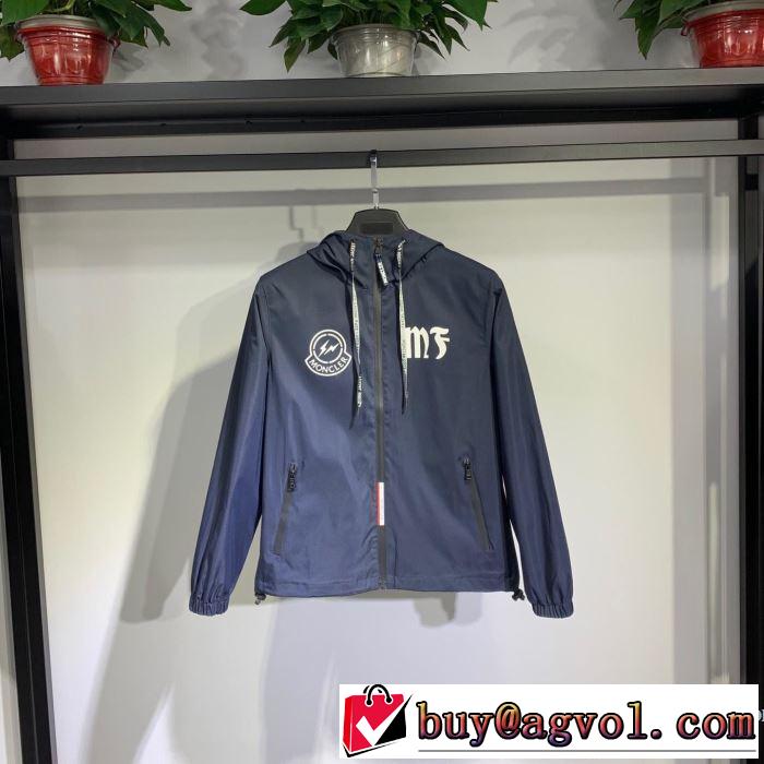 モンクレール MONCLER シンプルながら切れ味のいい  2色可選 フード付きコート2019年春夏シーズンの人気