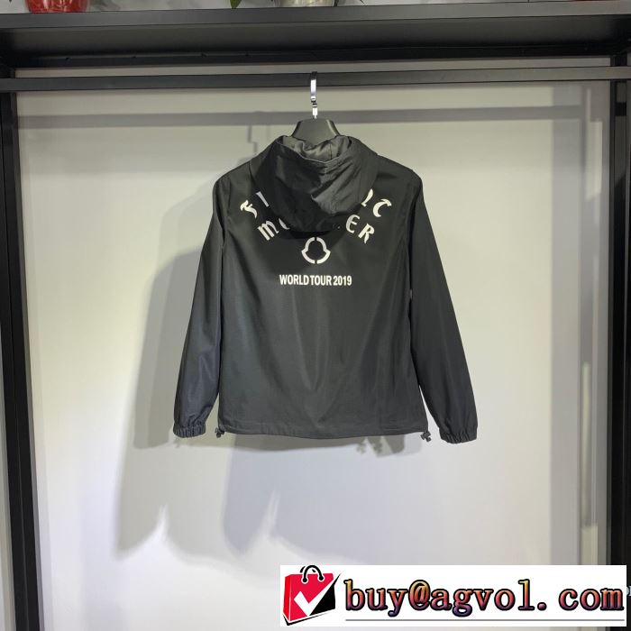 モンクレール MONCLER シンプルながら切れ味のいい  2色可選 フード付きコート2019年春夏シーズンの人気