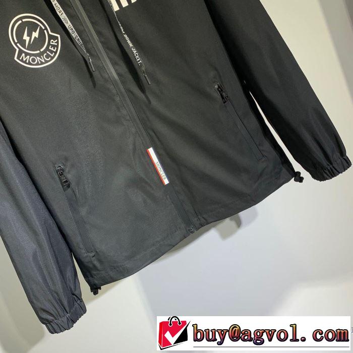 モンクレール MONCLER シンプルながら切れ味のいい  2色可選 フード付きコート2019年春夏シーズンの人気
