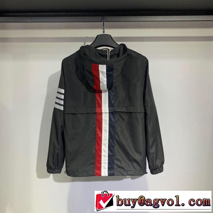 2019年春夏流行ファッション トムブラウン THOM BROWNE トレンド感があって涼しげ ハーフコート 2色可選 リッチな印象に