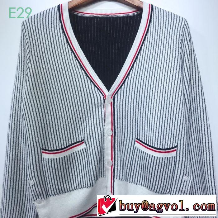 優しい雰囲気スタイリッシュに トムブラウン 【2019年】夏のファッション THOM BROWNE ニットコート 目を引く春夏トップス