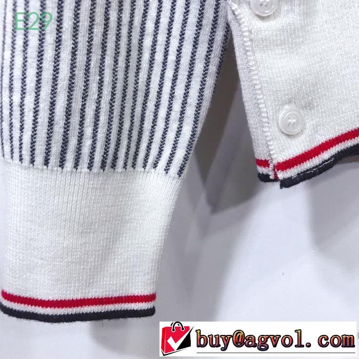 優しい雰囲気スタイリッシュに トムブラウン 【2019年】夏のファッション THOM BROWNE ニットコート 目を引く春夏トップス