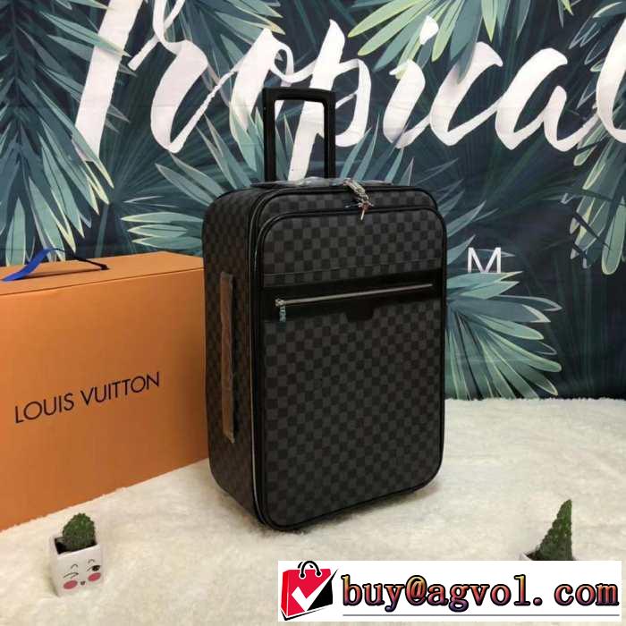 ルイ ヴィトン2019夏ファション新品  LOUIS VUITTON  スーツケース 最新先取りおしゃれなロゴ入り