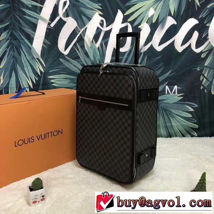 ルイ ヴィトン2019夏ファション新品  LOUIS VUITTON  スーツケース 最新先取りおしゃれなロゴ入り