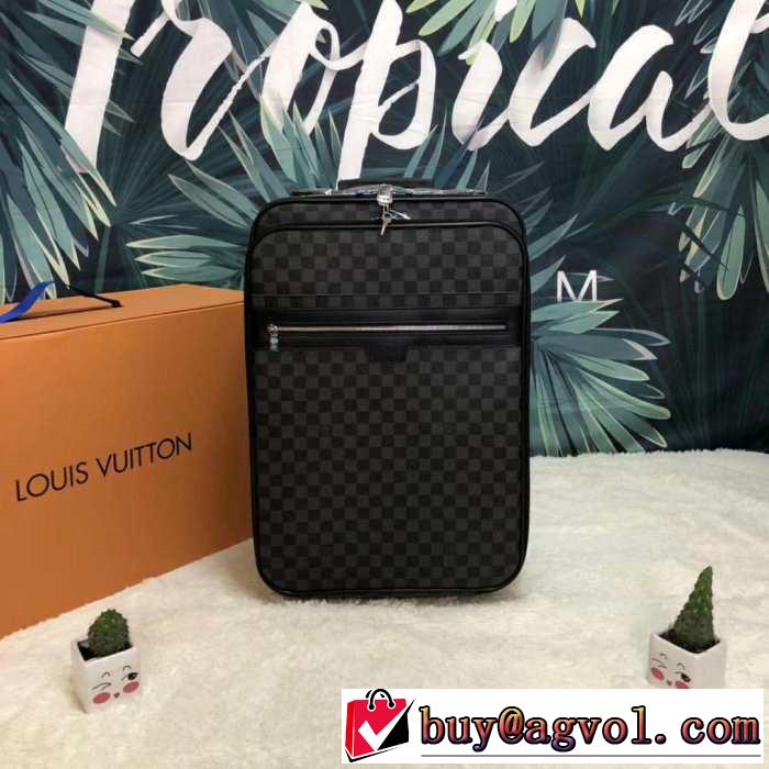 ルイ ヴィトン2019夏ファション新品  LOUIS VUITTON  スーツケース 最新先取りおしゃれなロゴ入り