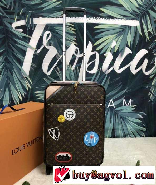 今年春夏ファション流行り LOUIS VUITTON  スーツケース2019年最新ファッション ルイ ヴィトン