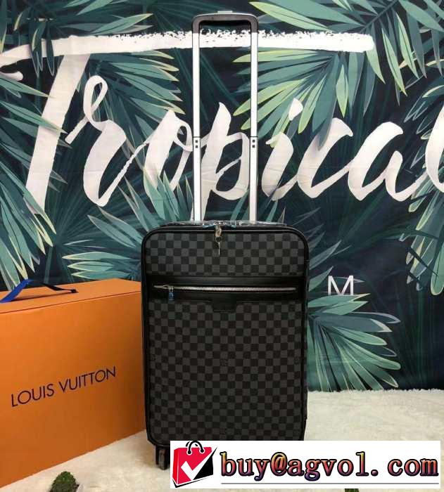 即完売 ルイ ヴィトン LOUIS VUITTON 2019SS スーツケース コーデ選ばずおしゃれのポイント