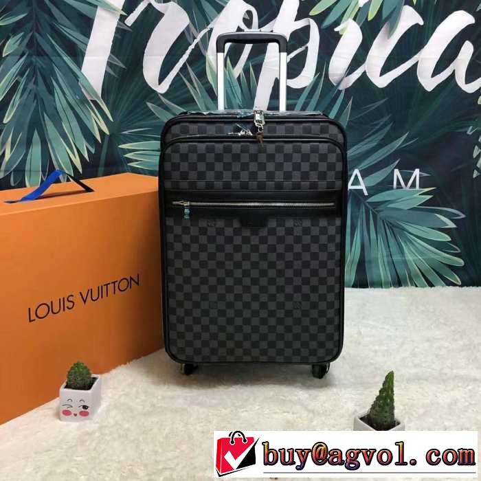 抜け感のあるキレイめ ルイ ヴィトン2019年最新ファッション LOUIS VUITTON 完売在庫確保 スーツケース