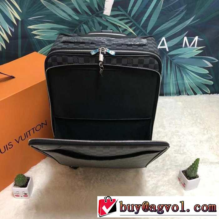 抜け感のあるキレイめ ルイ ヴィトン2019年最新ファッション LOUIS VUITTON 完売在庫確保 スーツケース