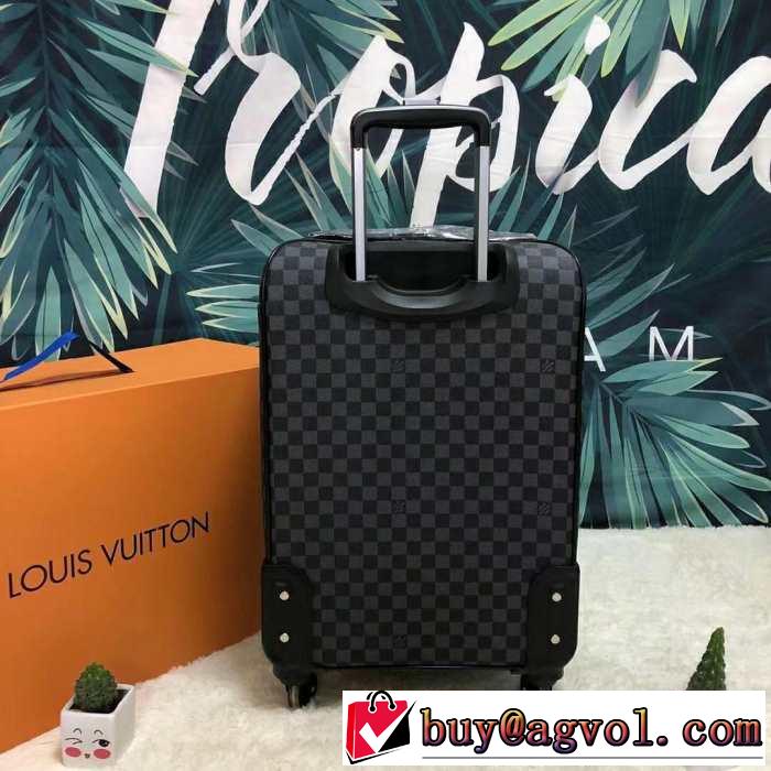 抜け感のあるキレイめ ルイ ヴィトン2019年最新ファッション LOUIS VUITTON 完売在庫確保 スーツケース