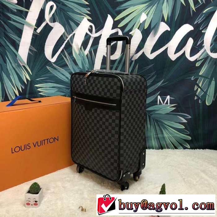 抜け感のあるキレイめ ルイ ヴィトン2019年最新ファッション LOUIS VUITTON 完売在庫確保 スーツケース