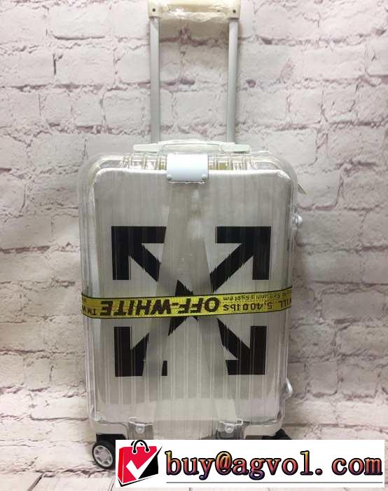 Off-White おすすめな大人のトレンド オフホワイト スーツケース 【2019春夏】最新コレクション
