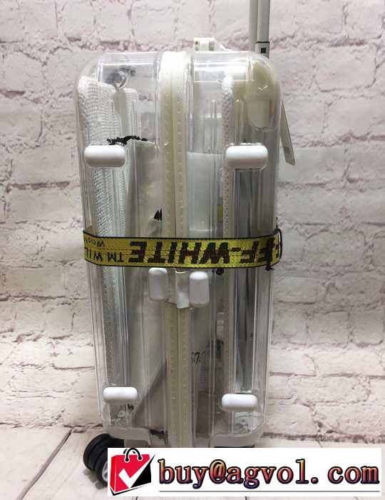 Off-White おすすめな大人のトレンド オフホワイト スーツケース 【2019春夏】最新コレクション