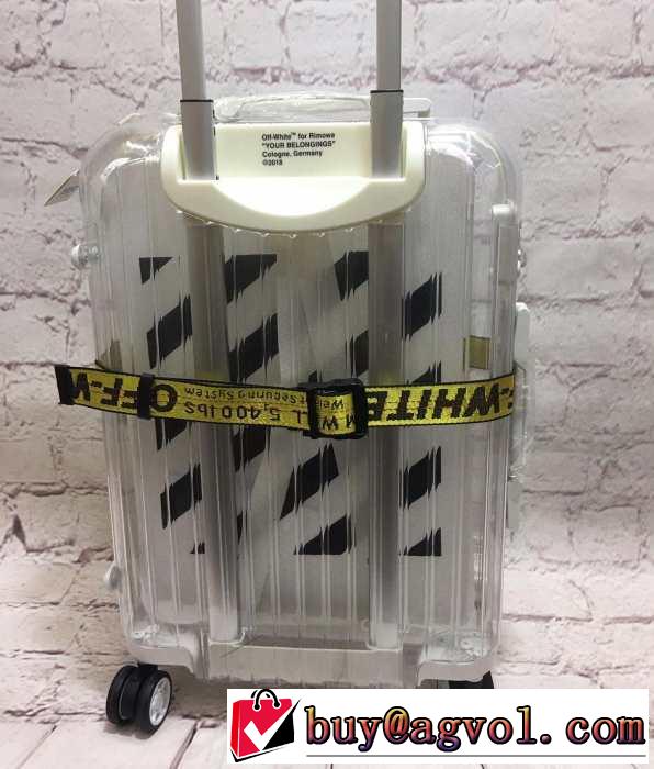 Off-White おすすめな大人のトレンド オフホワイト スーツケース 【2019春夏】最新コレクション