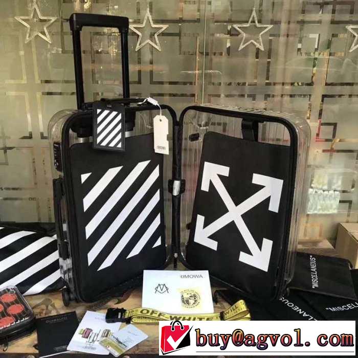 スーツケースやっと見つけた国内即発  Off-White オフホワイト 2019限定 男性に人気
