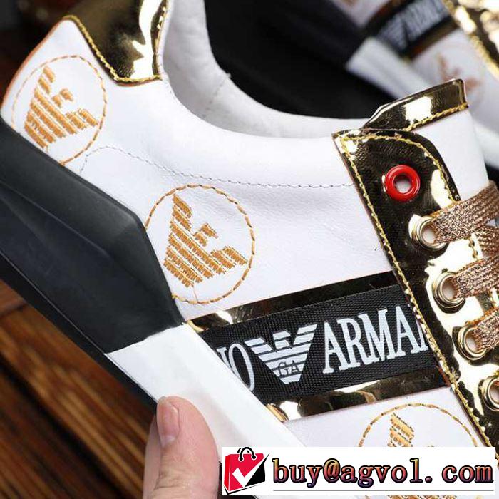 ARMANI アルマーニ カジュアルシューズ 2色可選 【2019年】夏のファッション おすすめな大人のトレンド