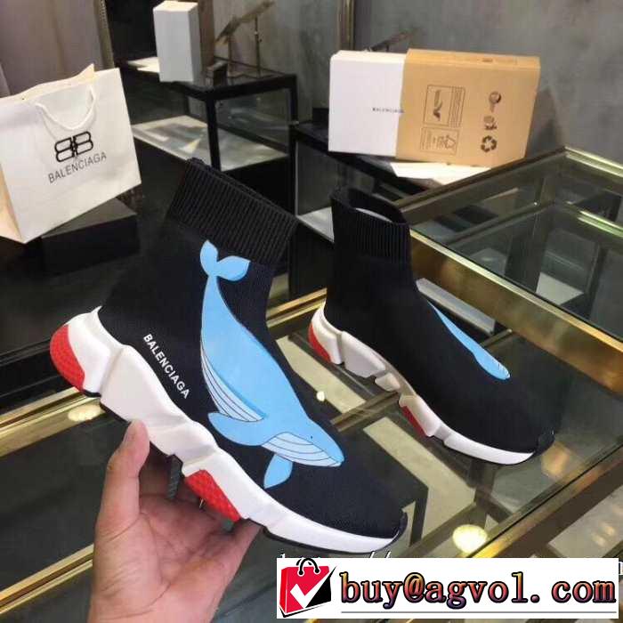 BALENCIAGA Speed Trainer 上品な涼やかさある印象に バレンシアガ スピードトレーナー メンズ スニーカー 2019SS