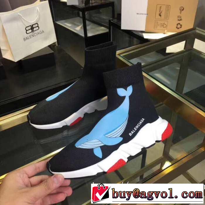 BALENCIAGA Speed Trainer 上品な涼やかさある印象に バレンシアガ スピードトレーナー メンズ スニーカー 2019SS