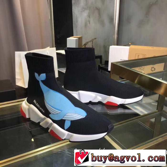 BALENCIAGA Speed Trainer 上品な涼やかさある印象に バレンシアガ スピードトレーナー メンズ スニーカー 2019SS