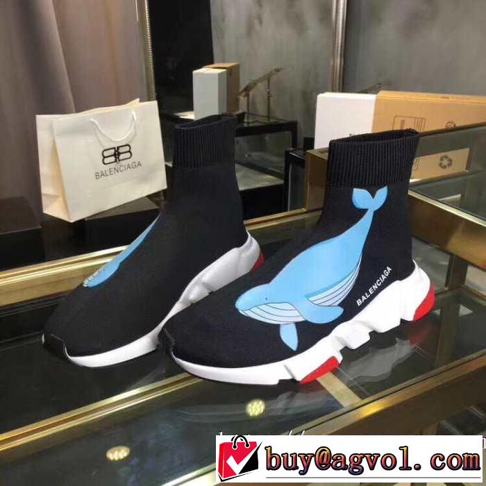 BALENCIAGA Speed Trainer 上品な涼やかさある印象に バレンシアガ スピードトレーナー メンズ スニーカー 2019SS