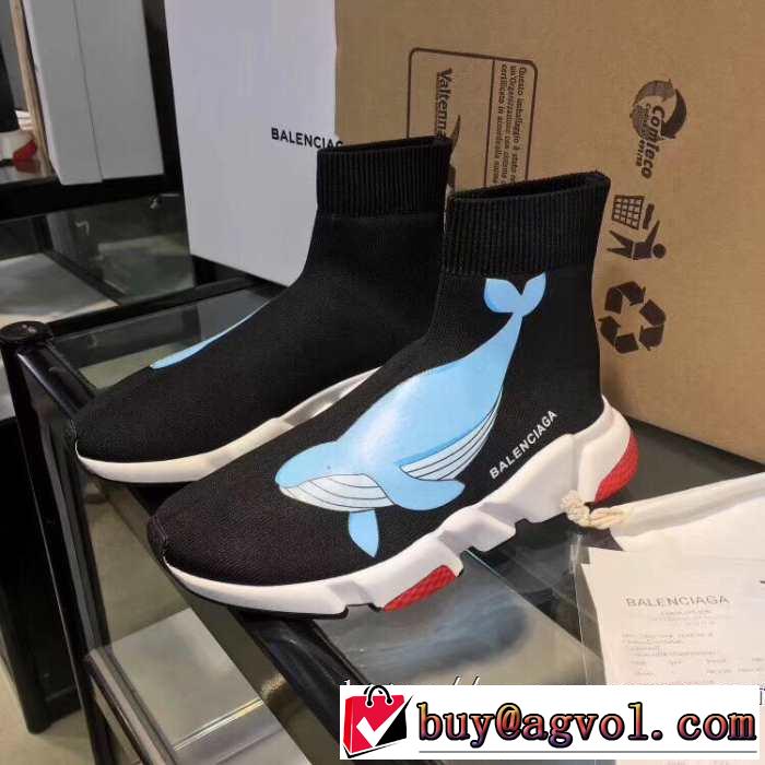 BALENCIAGA Speed Trainer 上品な涼やかさある印象に バレンシアガ スピードトレーナー メンズ スニーカー 2019SS
