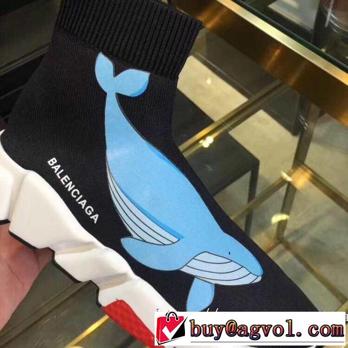 BALENCIAGA Speed Trainer 上品な涼やかさある印象に バレンシアガ スピードトレーナー メンズ スニーカー 2019SS