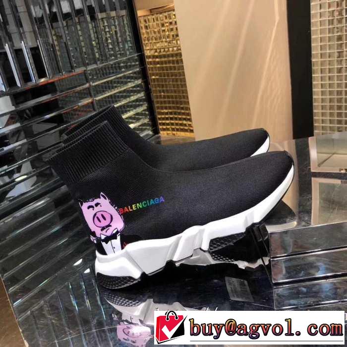 4色可選  BALENCIAGA Speed Trainer 夏気分UP最新コレクション バレンシアガ スピードトレーナー メンズ スニーカー