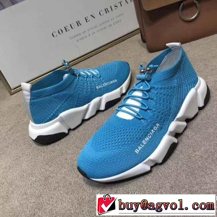 さわやか夏スタイル新品  多色可選 2019SS BALENCIAGA Speed Trainer バレンシアガ スピードトレーナー メンズ スニーカー