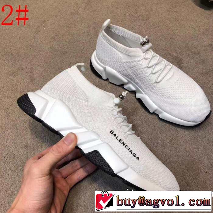 さわやか夏スタイル新品  多色可選 2019SS BALENCIAGA Speed Trainer バレンシアガ スピードトレーナー メンズ スニーカー