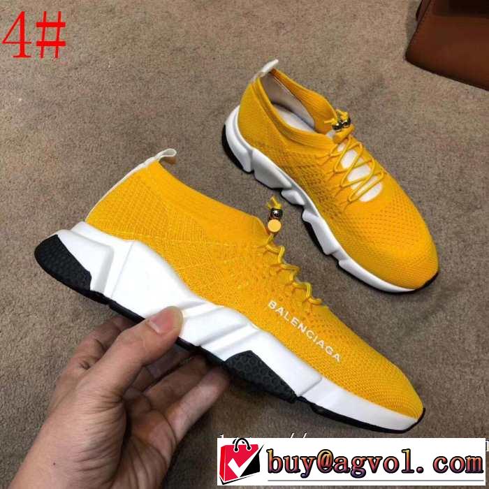 さわやか夏スタイル新品  多色可選 2019SS BALENCIAGA Speed Trainer バレンシアガ スピードトレーナー メンズ スニーカー