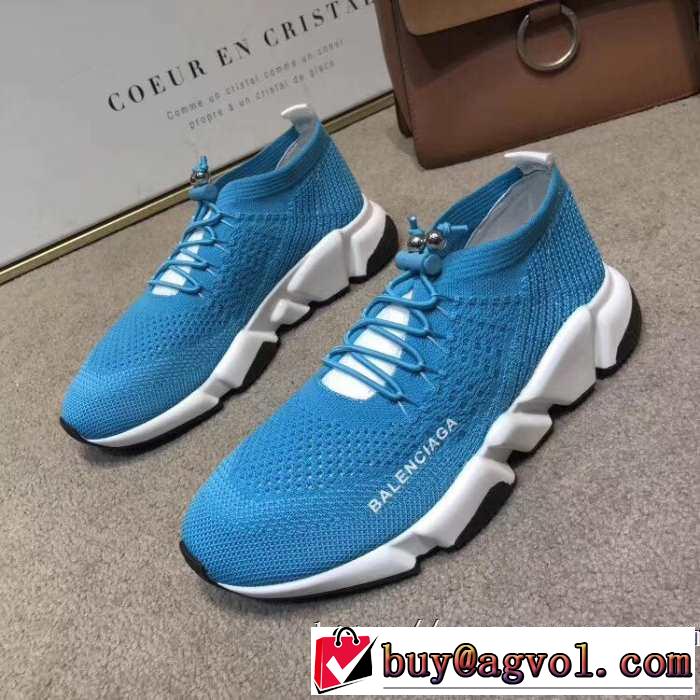 さわやか夏スタイル新品  多色可選 2019SS BALENCIAGA Speed Trainer バレンシアガ スピードトレーナー メンズ スニーカー
