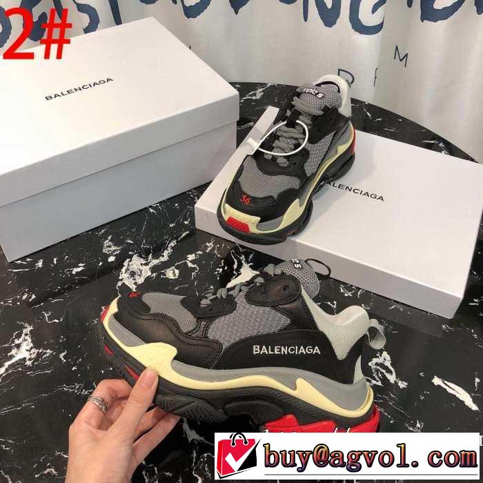ランニングシューズ 秋冬にお世話になる定番 バレンシアガ最速2019秋冬トレンドブランド  BALENCIAGA 毎日はちょっとイイ秋冬新品 多色可選