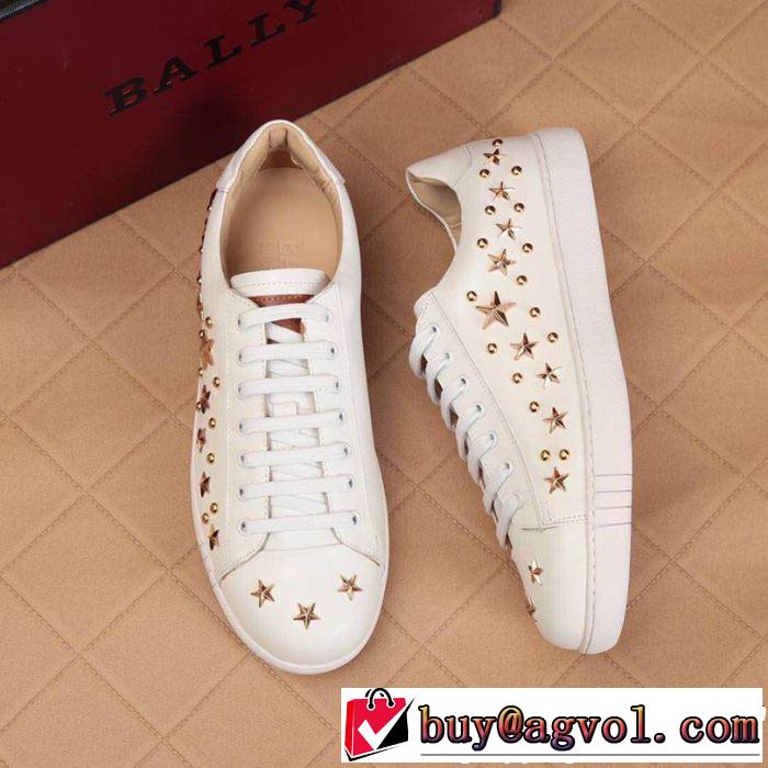おしゃれデザインも大人気 BALLY バリー カジュアルシューズ 2色可選 春夏の流行り2019新品
