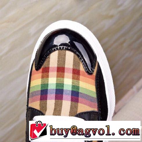 2019年春夏流行ファッション 大人可愛いスタイル BURBERRY バーバリー カジュアルシューズ 2色可選