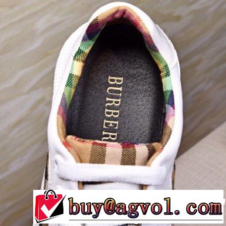 2019年春夏流行ファッション 大人可愛いスタイル BURBERRY バーバリー カジュアルシューズ 2色可選