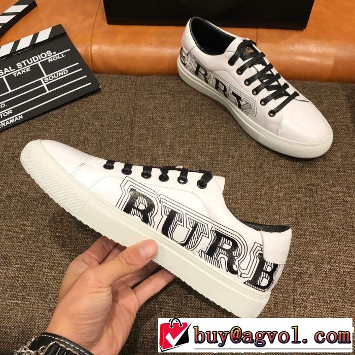 春夏の流行りトップス BURBERRY バーバリー カジュアルシューズ 2色可選 2019春夏の大注目トレンド