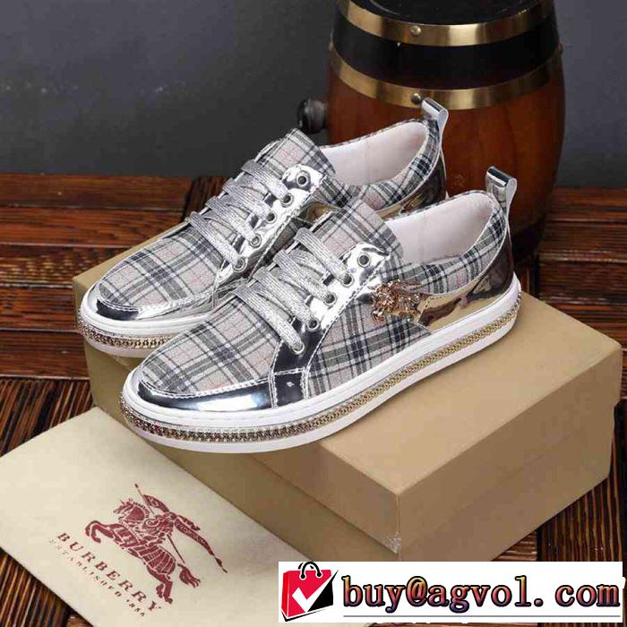BURBERRY バーバリー カジュアルシューズ 3色可選 SS19春夏入荷人気のスピーディ 流行の最前線