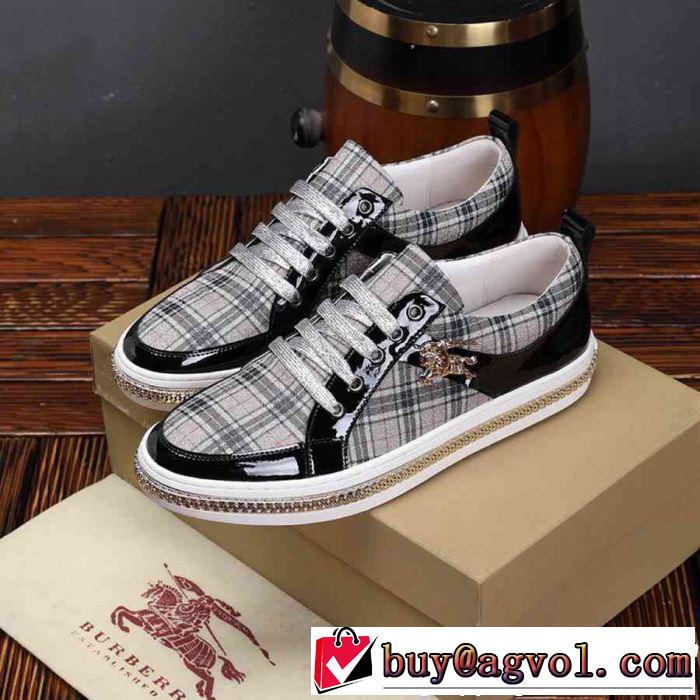 BURBERRY バーバリー カジュアルシューズ 3色可選 SS19春夏入荷人気のスピーディ 流行の最前線
