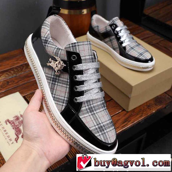BURBERRY バーバリー カジュアルシューズ 3色可選 SS19春夏入荷人気のスピーディ 流行の最前線