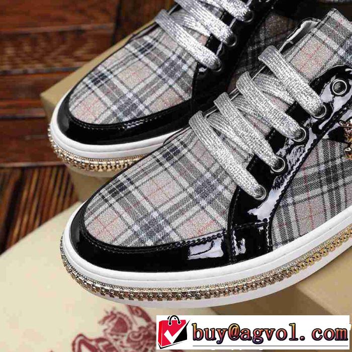 BURBERRY バーバリー カジュアルシューズ 3色可選 SS19春夏入荷人気のスピーディ 流行の最前線