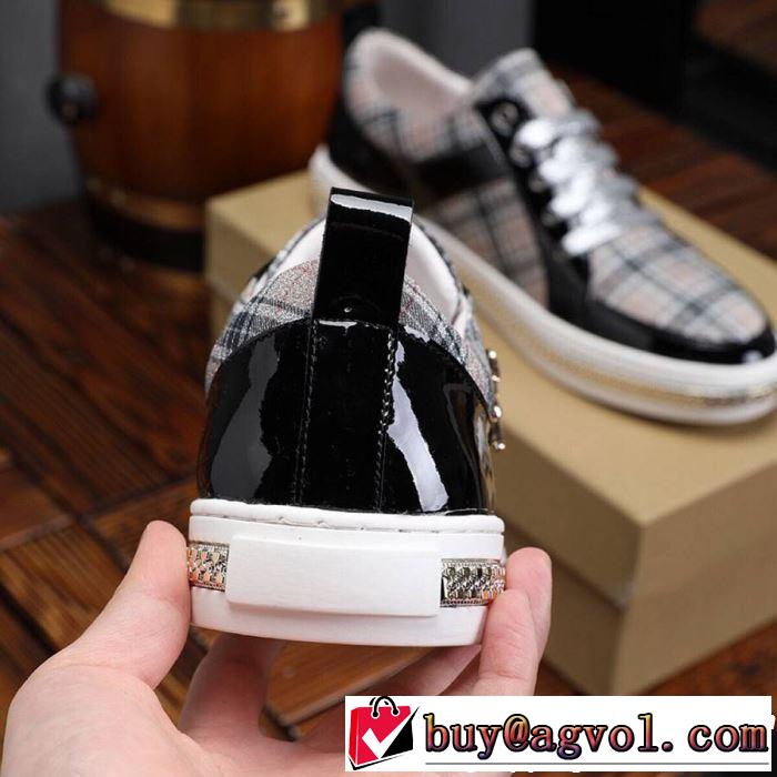 BURBERRY バーバリー カジュアルシューズ 3色可選 SS19春夏入荷人気のスピーディ 流行の最前線