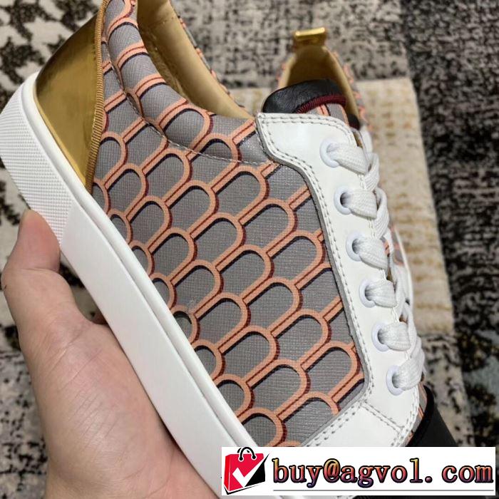 春夏のトレンドアイテム クリスチャンルブタン Christian Louboutin スニーカー、靴 2色可選 男女兼用 2019即旬な装いに