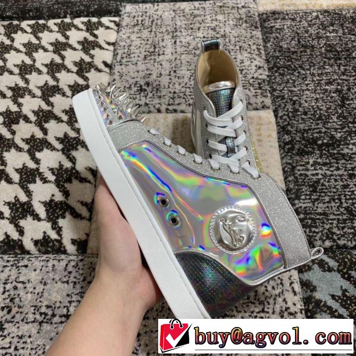 春夏の流行り2019新品 クリスチャンルブタン Christian Louboutin スニーカー、靴 男女兼用 2色可選 今年春夏ファション流行り