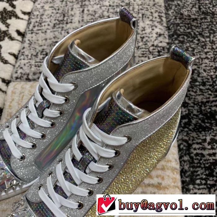 春夏の流行り2019新品 クリスチャンルブタン Christian Louboutin スニーカー、靴 男女兼用 2色可選 今年春夏ファション流行り